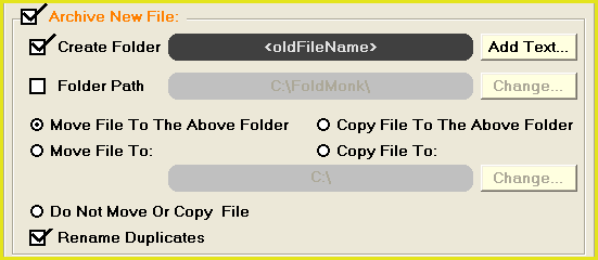 create folder with file name